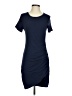 Grecerelle Solid Blue Casual Dress Size S - photo 1