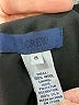J.Crew 100% Polyester Black Casual Dress Size 8 - photo 7