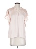Paige 100% Polyester Pink Short Sleeve Blouse Size XS - photo 1