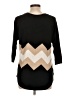 Gabriella Rocha Chevron-herringbone Black Pullover Sweater Size L - photo 2