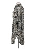Zara Animal Print Multi Color Silver Coat Size XS - photo 5