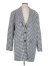 Nasty Gal Inc. 100% Polyester Checkered-gingham White Blazer Size 4 - photo 1