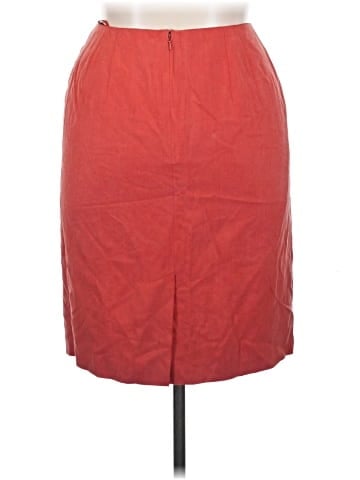 Linda Allard Ellen Tracy Silk Skirt (view 2)