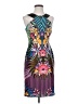 Muse Graphic Purple Cocktail Dress Size 4 - photo 1
