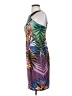 Muse Graphic Purple Cocktail Dress Size 4 - photo 5