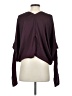 Ramy Brook Burgundy Long Sleeve Blouse Size XXS - photo 2