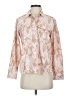 Eddie Bauer 100% Polyester Paisley Ivory Long Sleeve Blouse Size XS - photo 1
