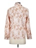 Eddie Bauer 100% Polyester Paisley Ivory Long Sleeve Blouse Size XS - photo 2