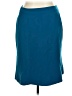 Taiga Solid Teal Casual Skirt Size 16 - photo 1