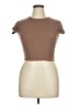 Assorted Brands Brown Short Sleeve Turtleneck Size XL - photo 1