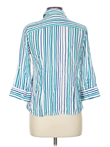 Foxcroft 3/4 Sleeve Button-Down Shirt (view 2)