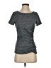 Ann Taylor Gray Short Sleeve Top Size XS - photo 1