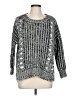 Chloe K Tweed Gray Pullover Sweater Size L - photo 1