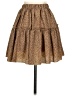 Shein Animal Print Brown Casual Skirt Size 4 - photo 2