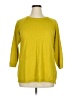 August Silk Yellow Pullover Sweater Size XL - photo 1