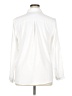 Elizabeth & Clarke 100% Polyester Solid Ivory White Long Sleeve Blouse Size 14 - photo 2