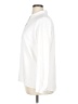 Elizabeth & Clarke 100% Polyester Solid Ivory White Long Sleeve Blouse Size 14 - photo 5