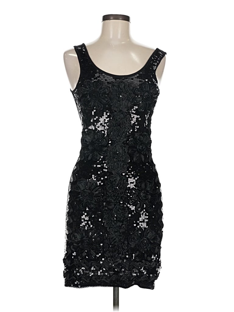 Pre-owned New Look Cocktail Dress In Black