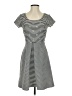 Maison Jules Stripes Gray Casual Dress Size S - photo 1