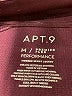 Apt. 9 Solid Burgundy Track Jacket Size M - photo 3