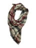 Unbranded Plaid Burgundy Scarf One size - photo 1