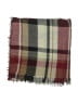 Unbranded Plaid Burgundy Scarf One size - photo 2