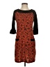 Aryeh 100% Polyester Orange Casual Dress Size S - photo 1