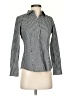 Talbots Houndstooth Black Long Sleeve Blouse Size 0 - photo 1