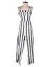 Olivaceous Stripes Gray Jumpsuit Size M - photo 1