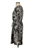 Ann Taylor LOFT Paisley Gray Casual Dress Size S - photo 5