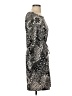Ann Taylor LOFT Paisley Gray Casual Dress Size S - photo 4