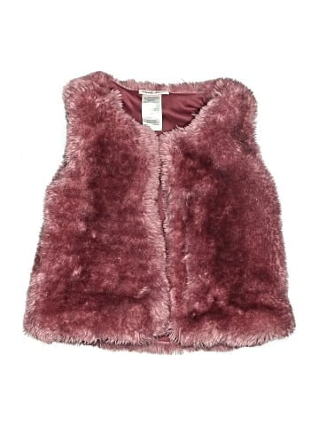 Little Lass Faux Fur Vest (view 1)