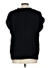 Modern Works 100% Polyester Black Short Sleeve Blouse Size L - photo 2