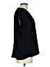 Modern Works 100% Polyester Black Short Sleeve Blouse Size L - photo 4
