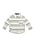 Falls Creek 100% Cotton Stripes Gray Long Sleeve Button-Down Shirt 9-12 MO / 12 MO - photo 1