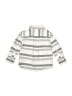 Falls Creek 100% Cotton Stripes Gray Long Sleeve Button-Down Shirt 9-12 MO / 12 MO - photo 2