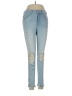 Express Hearts Blue Jeans Size 6 - photo 1