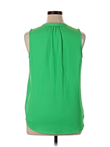 Rose + Olive Sleeveless Blouse (view 2)