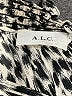 A.L.C. 100% Silk Animal Print Gray Cocktail Dress Size 6 - photo 6