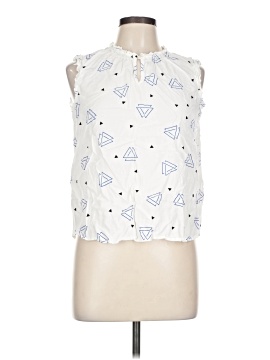 Como Black Sleeveless Blouse