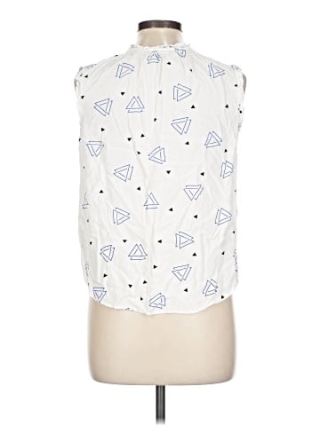 Como Black Sleeveless Blouse (view 2)