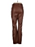 Jason Wu 100% Polyester Brown Faux Leather Pants Size XL - photo 2