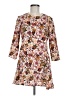 Sfera Print Brown Casual Dress Size M - photo 1
