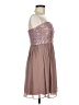 Max and Cleo 100% Polyester Brown Pink Cocktail Dress Size 6 - photo 4