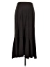 J.Jill 100% Polyester Solid Black Formal Skirt Size 6 - photo 2