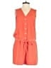 Armani Exchange 100% Polyester Solid Orange Romper Size 2 - photo 1