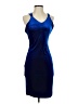 Unbranded Solid Blue Cocktail Dress Size S - photo 1
