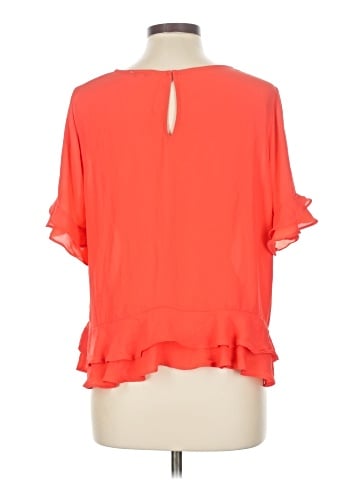 Emma & Olivia Short Sleeve Blouse (view 2)