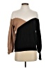 Laundry by Shelli Segal Color Block Brown Pullover Sweater Size S - photo 1
