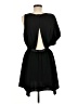 Maloom Solid Black Cocktail Dress Size M (estimated) - photo 2